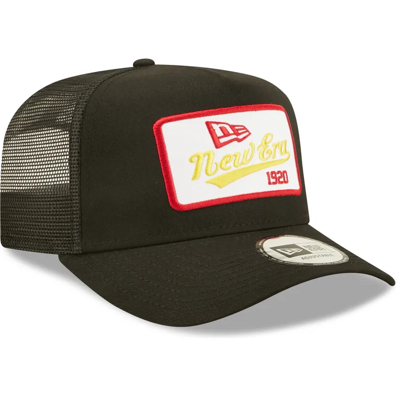 kasketter-buet-sort-snapback-a-frame-af-new-era