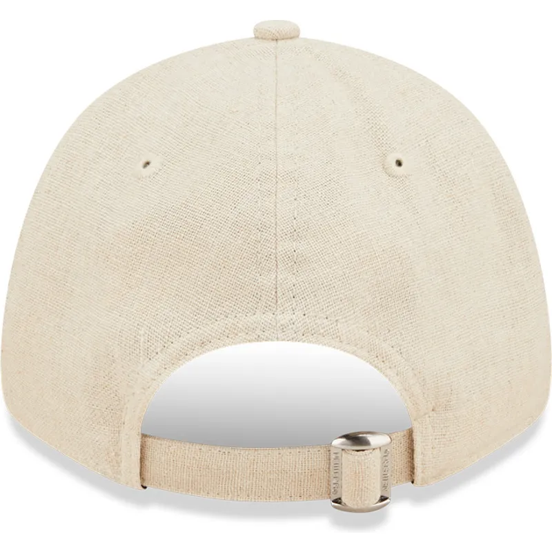 buet-beige-justerbar-9forty-linen-kasket-fra-new-york-yankees-mlb-fra-new-era