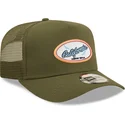kasketter-buet-gron-snapback-a-frame-af-new-era