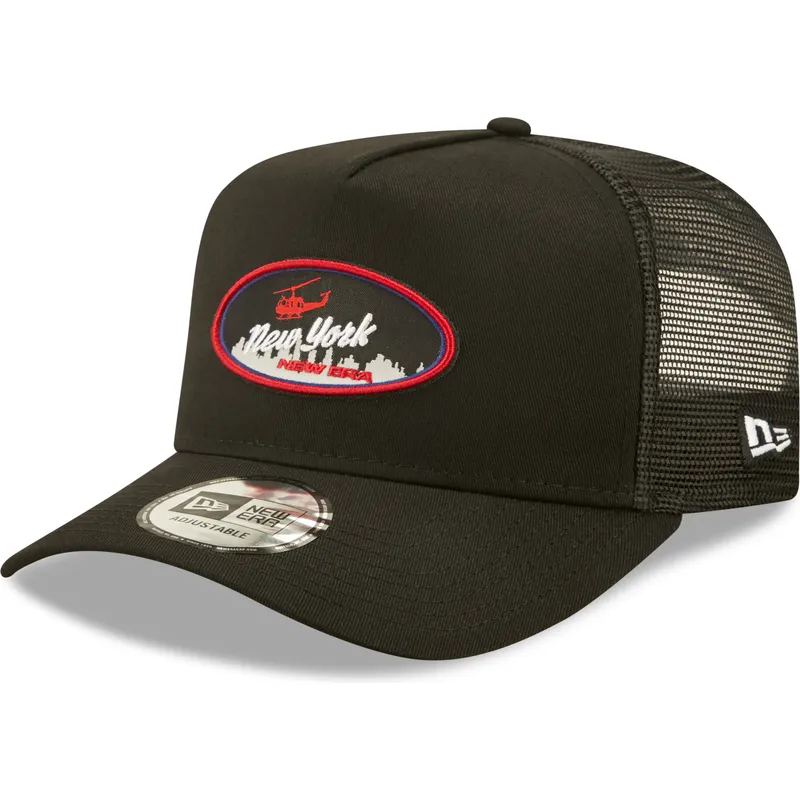 kasketter-buet-sort-snapback-a-frame-af-new-era kasketter-buet-sort-snapback-a-frame-af-new-era