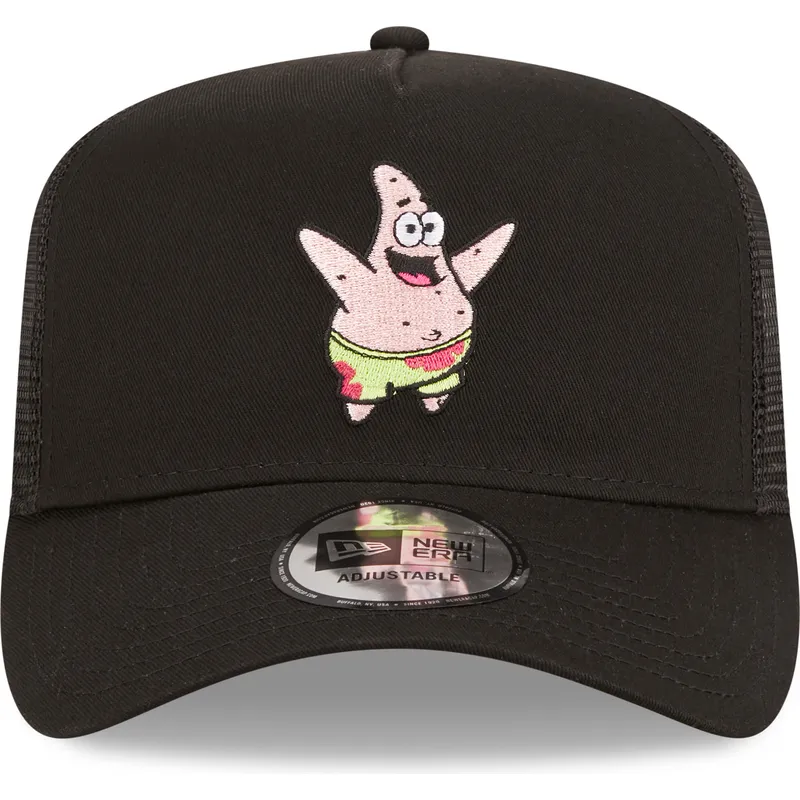 kasketter-buet-sort-snapback-a-frame-fra-patricio-estrella-bob-esponja-af-new-era kasketter-buet-sort-snapback-a-frame-fra-patricio-estrella-bob-esponja-af-new-era