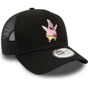 kasketter-buet-sort-snapback-a-frame-fra-patricio-estrella-bob-esponja-af-new-era