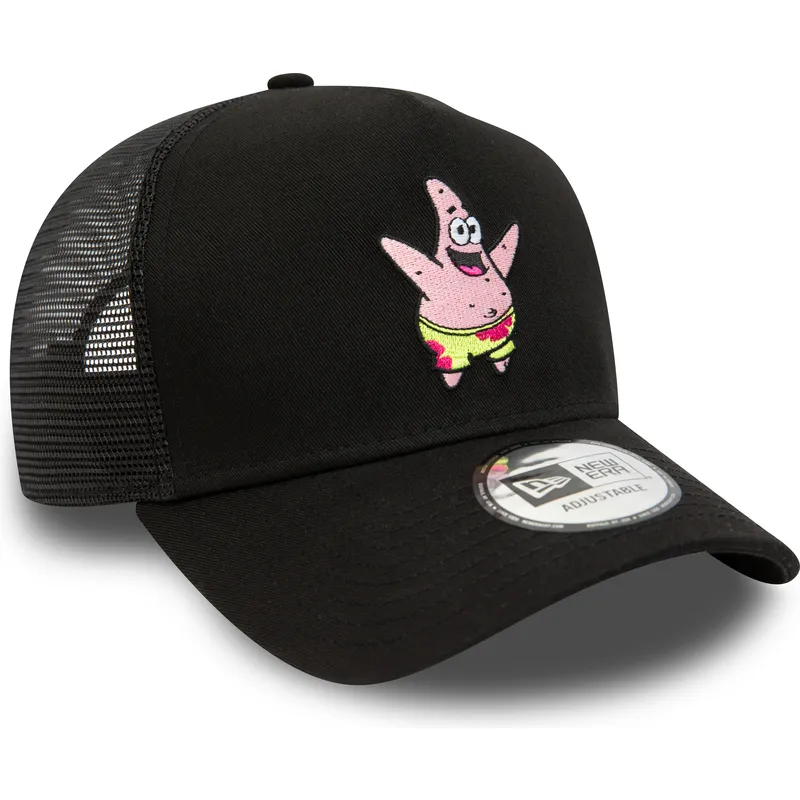 kasketter-buet-sort-snapback-a-frame-fra-patricio-estrella-bob-esponja-af-new-era kasketter-buet-sort-snapback-a-frame-fra-patricio-estrella-bob-esponja-af-new-era