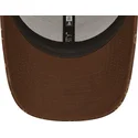kasketter-buet-brun-justerbar-rem-9forty-monogram-fra-new-york-yankees-mlb-af-new-era