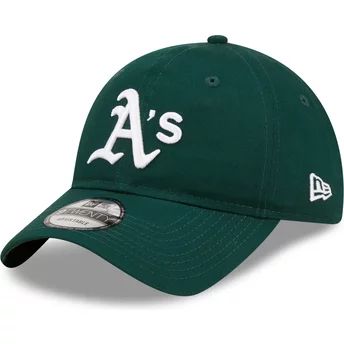 New Era Curved Brim 9TWENTY League Essential Oakland Athletics MLB Green Adjustable Cap