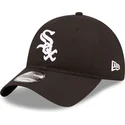 justerbar-sort-kurvet-kasket-9twenty-league-essential-fra-chicago-white-sox-mlb-fra-new-era