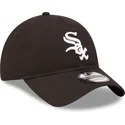 justerbar-sort-kurvet-kasket-9twenty-league-essential-fra-chicago-white-sox-mlb-fra-new-era