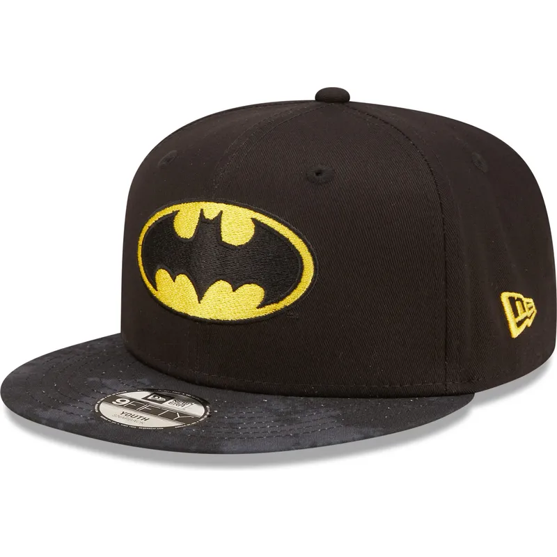 kasketter-flad-sort-snapback-til-barn-9fifty-fra-batman-dc-comics-af-new-era