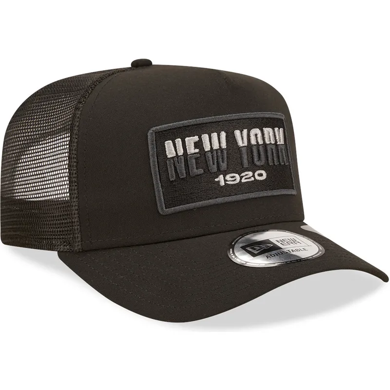 trucker-kasket-sort-new-york-a-frame-repreve-usa-state-fra-new-era
