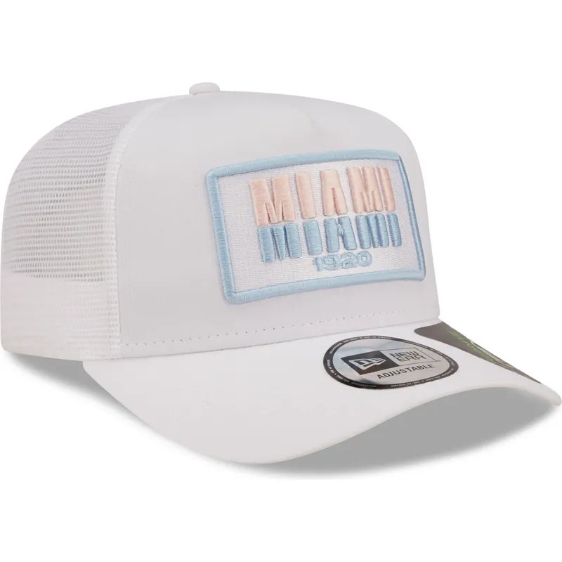 kasketter-buet-hvid-snapback-a-frame-af-new-era kasketter-buet-hvid-snapback-a-frame-af-new-era