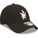 kasketter-buet-sort-justerbar-rem-9forty-fra-patricio-estrella-bob-esponja-af-new-era