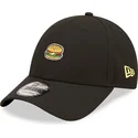 sort-justerbar-buet-kasket-good-burger-good-life-9forty-food-icon-fra-new-era