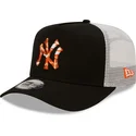 new-era-new-york-yankees-mlb-sort-og-hvid-trucker-cap-med-orange-logo-a-frame-seasonal-infill