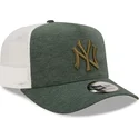 gron-trucker-cap-med-gront-logo-a-frame-jersey-essential-fra-new-york-yankees-mlb-fra-new-era