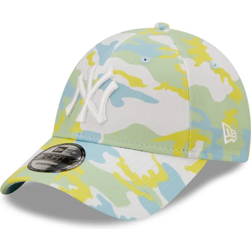 kasketter-buet-gron-justerbar-rem-9forty-all-over-print-seasonal-fra-new-york-yankees-mlb-af-new-era