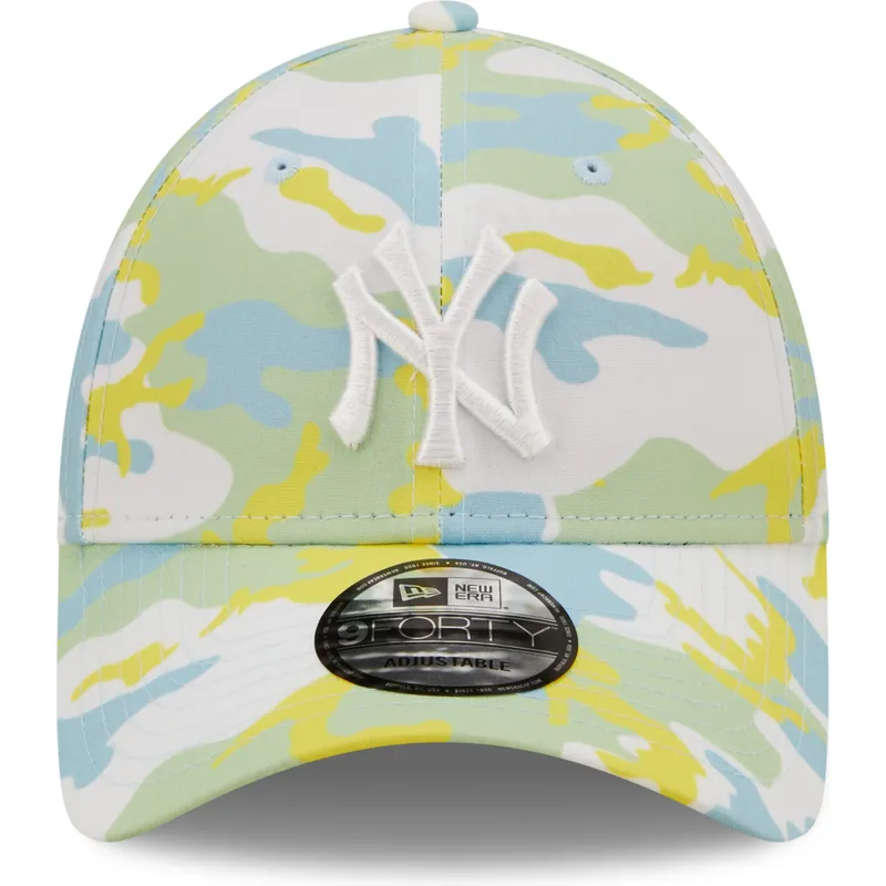 kasketter-buet-gron-justerbar-rem-9forty-all-over-print-seasonal-fra-new-york-yankees-mlb-af-new-era