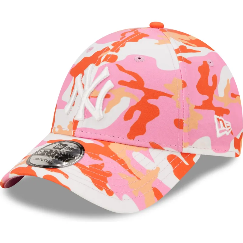 kasketter-buet-rosa-justerbar-rem-9forty-all-over-print-seasonal-fra-new-york-yankees-mlb-af-new-era
