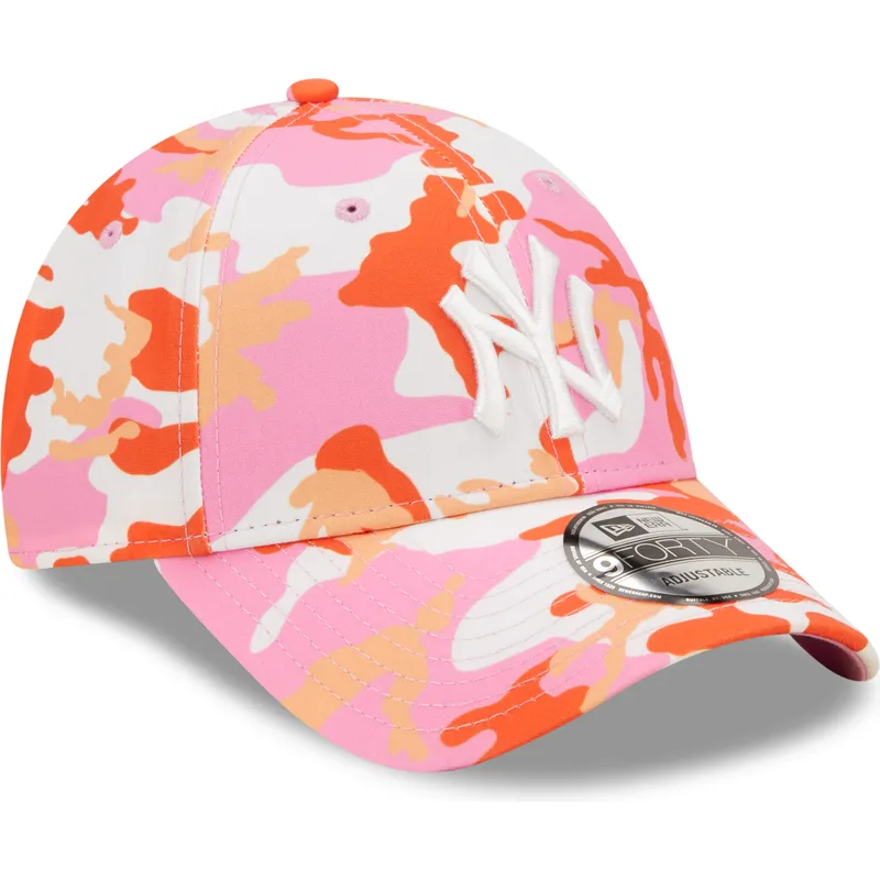 kasketter-buet-rosa-justerbar-rem-9forty-all-over-print-seasonal-fra-new-york-yankees-mlb-af-new-era