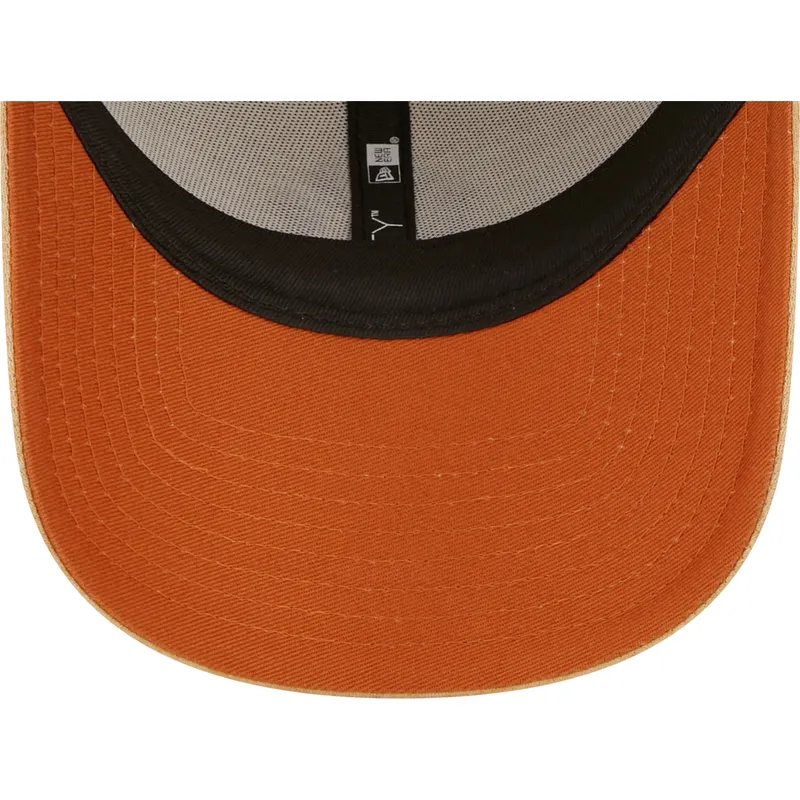 brun-justerbar-buet-kasket-med-brunt-logo-9forty-jersey-essential-fra-new-york-yankees-mlb-fra-new-era