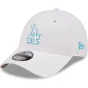 kasketter-buet-hvid-justerbar-rem-9forty-neon-outline-fra-los-angeles-dodgers-mlb-af-new-era