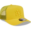 kasketter-buet-gul-snapback-a-frame-tonal-mesh-fra-new-york-yankees-mlb-af-new-era