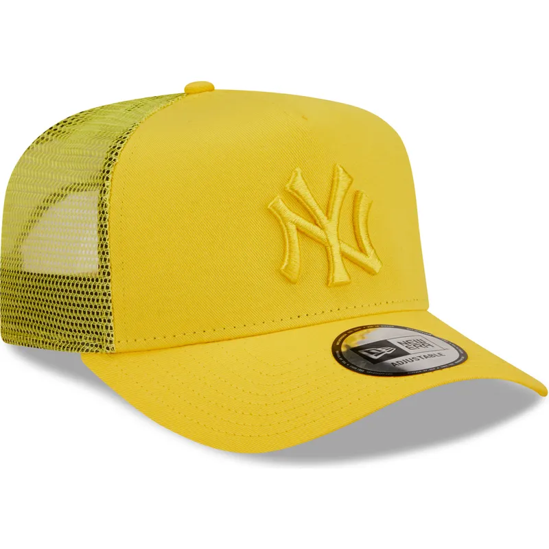 kasketter-buet-gul-snapback-a-frame-tonal-mesh-fra-new-york-yankees-mlb-af-new-era kasketter-buet-gul-snapback-a-frame-tonal-mesh-fra-new-york-yankees-mlb-af-new-era