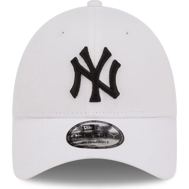 hvid-justerbar-trucker-kasket-a-frame-home-field-fra-new-york-yankees-mlb-af-new-era