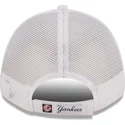 hvid-justerbar-trucker-kasket-a-frame-home-field-fra-new-york-yankees-mlb-af-new-era