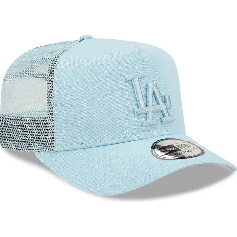 kasketter-buet-bla-snapback-a-frame-tonal-mesh-fra-los-angeles-dodgers-mlb-af-new-era