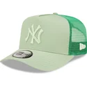 kasketter-buet-gron-snapback-claro-a-frame-tonal-mesh-fra-new-york-yankees-mlb-af-new-era