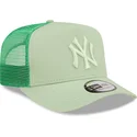 kasketter-buet-gron-snapback-claro-a-frame-tonal-mesh-fra-new-york-yankees-mlb-af-new-era