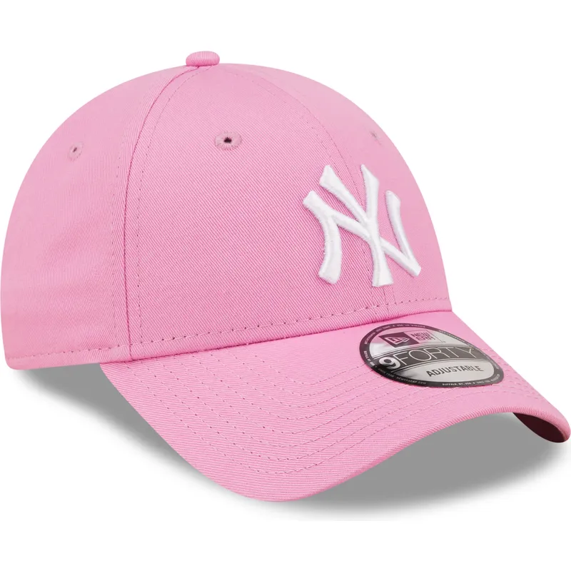 kasketter-buet-rosa-justerbar-rem-9forty-league-essential-fra-new-york-yankees-mlb-af-new-era