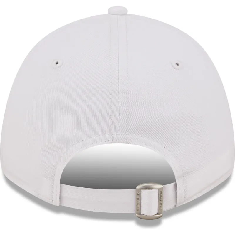 kasketter-buet-hvid-justerbar-rem-rosa-9forty-league-essential-fra-new-york-yankees-mlb-af-new-era