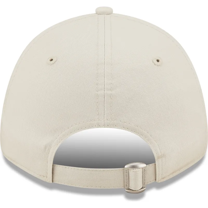 kasketter-buet-beige-justerbar-rem-9forty-league-essential-fra-new-york-yankees-mlb-af-new-era