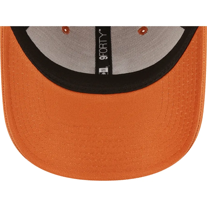kasketter-buet-orange-justerbar-rem-9forty-league-essential-fra-new-york-yankees-mlb-af-new-era
