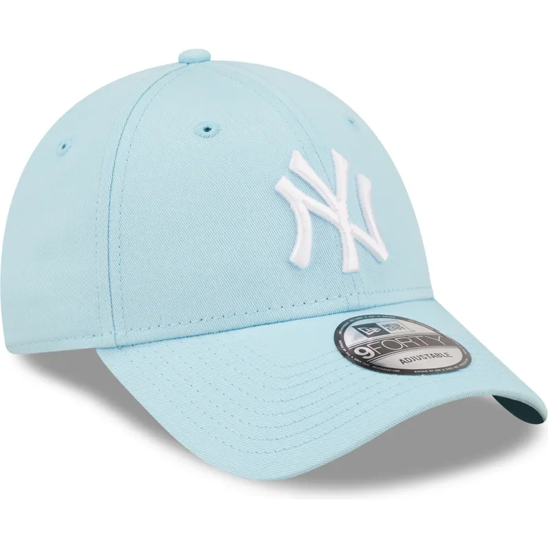 kasketter-buet-bla-justerbar-rem-claro-9forty-league-essential-fra-new-york-yankees-mlb-af-new-era
