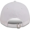 hvid-justerbar-buet-kasket-med-blat-logo-9forty-league-essential-fra-los-angeles-dodgers-mlb-fra-new-era