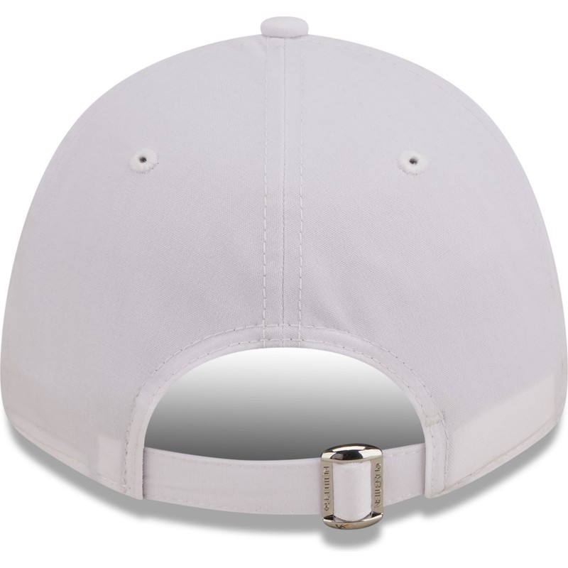 new-era-curved-brim-blue-logo-9forty-league-essential-los-angeles-dodgers-mlb-white-adjustable-cap