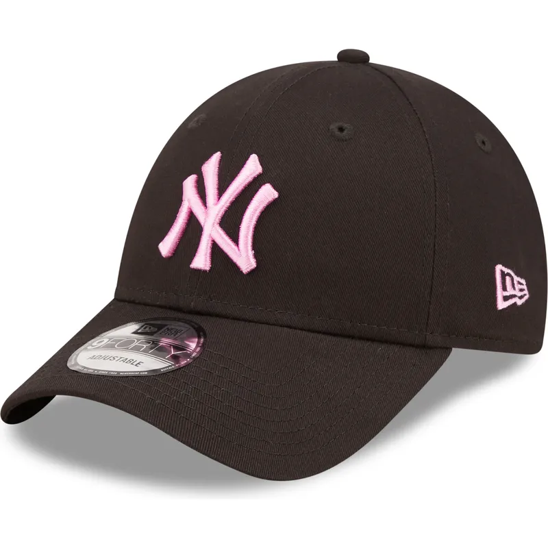 kasketter-buet-sort-justerbar-rem-rosa-9forty-league-essential-fra-new-york-yankees-mlb-af-new-era kasketter-buet-sort-justerbar-rem-rosa-9forty-league-essential-fra-new-york-yankees-mlb-af-new-era
