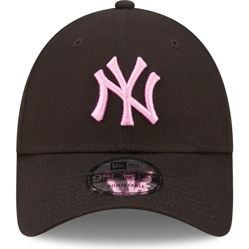 kasketter-buet-sort-justerbar-rem-rosa-9forty-league-essential-fra-new-york-yankees-mlb-af-new-era kasketter-buet-sort-justerbar-rem-rosa-9forty-league-essential-fra-new-york-yankees-mlb-af-new-era