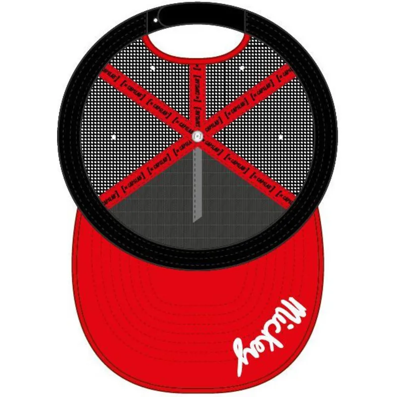 kasketter-flad-brun-snapback-mickey-mouse-disney-af-capslab