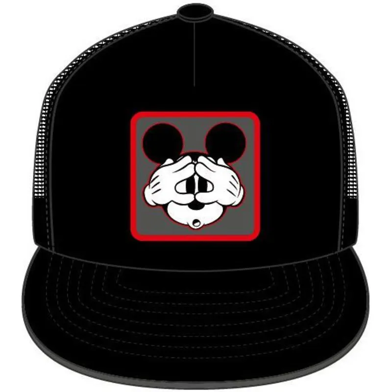 kasketter-flad-sort-snapback-mickey-mouse-disney-af-capslab