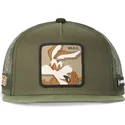 kasketter-flad-gron-snapback-coyote-looney-tunes-af-capslab