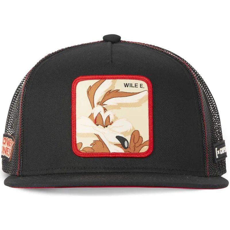 kasketter-flad-sort-snapback-coyote-looney-tunes-af-capslab