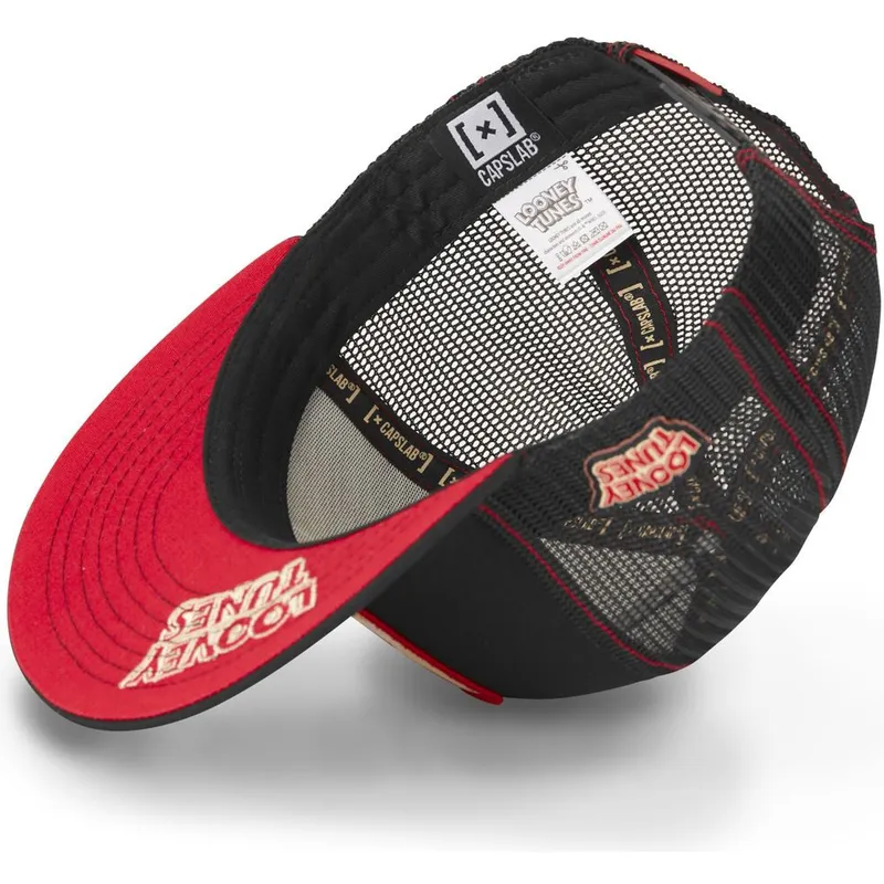 kasketter-flad-sort-snapback-coyote-looney-tunes-af-capslab
