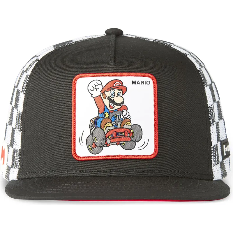 kasketter-flad-sort-snapback-mario-super-mario-bros-af-capslab