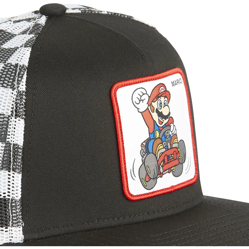 kasketter-flad-sort-snapback-mario-super-mario-bros-af-capslab