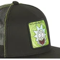 kasketter-flad-sort-snapback-rick-sanchez-rick-og-morty-af-capslab
