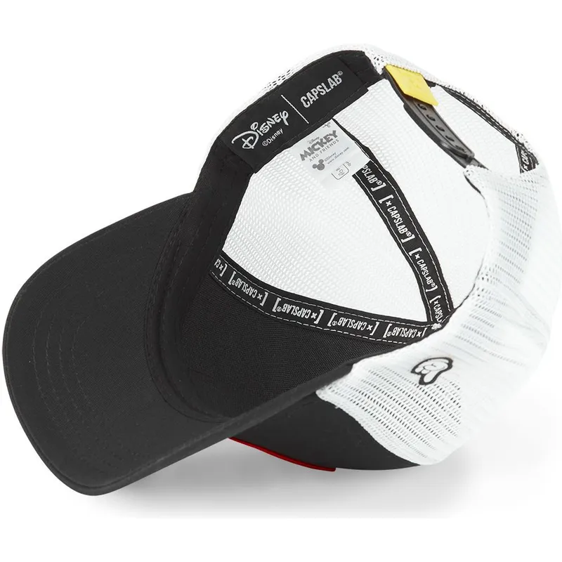 trucker-kasket-sort-og-hvid-mickey-mouse-cas-mic4-disney-fra-capslab