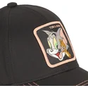 sort-justerbar-curved-cap-tom-og-jerry-tj3-looney-tunes-fra-capslab